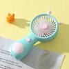 Cross-border novo caracol mini portátil portátil portátil macaron fan desktop mudo presente estudantil
