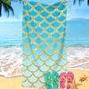 Toalla de Playa Personalizada con Foto Original Microfibra Felpa Impresión Digital Producción de Imagen Tela de Secado Rápido Toalla de Playa
