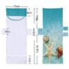 Suministro Directo de Fábrica Cubierta de Microfibra para Silla de Playa Toalla para Reclinable Toalla de Playa Toalla de Playa Estampada Digital 3D Estilo Marino