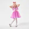 Disfraz Día del Niño Falda Morada de Princesa para Niña Falda Tutú Disfraz de Halloween para Niñas Traje para Actuación en Escenario