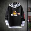 Sudadera con capucha de estudiante Gudetama Anime Transfronterizo Ropa para Adolescentes Chaqueta Sudadera con capucha Dropshipping