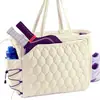 Bolsa de Tenis Acolchada Transfronteriza Rpet Bolso de Hombro Acolchado Estilo Coreano Bolsa de Tenis de Plumas Rpet Fábrica Personalizada