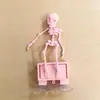 Nuevo producto transfronterizo: Esqueleto danzante de burbujas ajustable, adorno interactivo de resina para pecera, impresión 3D, versión TikTok 2026