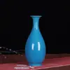 Ornamentos de vaso de cerâmica Esmalte colorido Jade Pot Spring Bottle Modern Simple Creative Handmade Decorações de cerâmica Mixed Batch