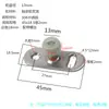 Posicionador de Puerta Corredera de Madera Empujar-Tirar Limitador Antivibración Fijador Rueda de Piso Limitadora Doble Rodamiento Accesorios para Puertas Correderas