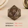 Dados de copo de nieve de poliedro de suministro directo de fábrica Juego de mesa de mazmorras y dragones Juego casual Dados Z01 traje