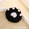 Broche de Pata de Gato 3D Rosa con Pompón Rosa Estilo Coreano Lindo Accesorio de Peluche Colgante DIY Joyería Venta al por Mayor en Stock