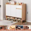 Mueble de Almacenamiento para Recibidor con Zapatero - Montaje en Pared, Gran Capacidad, Multicapa, Diseño Nuevo, para Pasillo Fuera de la Puerta
