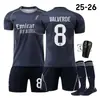 252 Camiseta de Visitante del Real Madrid Número 5 Bellingham Número 10 Mbappé Número 7 Vinícius Camiseta con Número Correcto