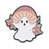 Insignia creativa de la nueva serie de Halloween de AliExpress, broche de metal con forma de fantasma, accesorios divertidos de dibujos animados.