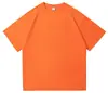 Camiseta Klein Azul 300g Algodón Puro Pesado Manga Corta Verano Unisex Marca de Moda Oversize Estilo Americano