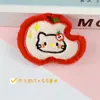 Muñeco de Manzana de Peluche Lindo Colgante para Bolso Joyería Pequeña Llavero Colgante para Mochila Accesorios para Niña Colgante Venta al por Mayor