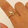 Anillo de Pájaro Volador Retro Ins Europeo y Americano para Mujer Diseño de Nicho Joyería de Colibrí Anillo de Animales Viejos Joyería Transfronteriza