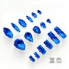 Miçangas de Vidro, Strass Presos em Garra, Miçangas de Cristal, Miçangas Soltas para Artesanato de Miçangas, Acessórios para Vestido de Noiva, Componentes de Joias com Strass Costurados à Mão, Feito à Mão