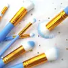 Comercio exterior transfronterizo 10 colores de caramelo 5 grandes 5 pequeños pinceles de maquillaje polvo tierno corazón de niña set de pinceles de maquillaje lana suave venta al por mayor