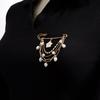 Broche Transfronterizo Europeo y Americano Joyería Elemento de Corazón Luna Oso Flor Pin de Accesorios para Ropa Funcional Simple