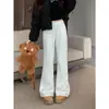[Exclusivo para el Sudeste Asiático] Pantalones Casuales de Cintura Baja de las Spice Girls Americanas para Mujer de Primavera y Otoño Pantalones de Yoga de Aspecto Delgado Micro-pantalones de Chándal
