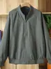 Chaqueta simple y elegante con cuello de béisbol para hombre, estilo primavera y otoño, casual y versátil, nuevo abrigo para hombre 2026