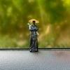 Figuritas en miniatura de héroes y heroínas de estilo antiguo para paisajes en miniatura, rocallas y decoración de bonsái