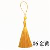 Borla de seda de hielo de poliéster extrafina, nueva y creativa, vertical, pequeña, para colgar en la oreja, antiarrugas, para abanico, almohada, cortina, marcapáginas, borla