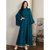 Coleção nova de 2026, transfronteiriça europeia e americana: Vestidos originais, elegantes, de cor sólida para mulheres, disponíveis no AliExpress