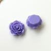 Parche de flor rosa colorida estilo Showa japonés diy accesorios de resina aretes horquilla material para funda de teléfono móvil al por mayor
