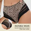 Bragas Sexy de Retazos Rayados Zeriluna, Ajustadas, Cómodas, Transpirables, de Cintura Alta, Sin Costuras, No Ceñidas