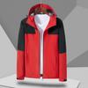 Roupas de assalto finas costuras de primavera e outono masculinas e femininas de camada única à prova d'água roupas de assalto à prova d'água casaco terno de montanhismo logotipo impresso personalizado