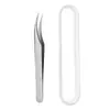 Pinzas Gruesas de Acero Inoxidable de Alta Precisión para Pestañas Pinza de Delfín Juego de Herramientas para Extensión de Pestañas Postizas Pinza de Pluma Dorada