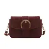 2026 Nuevo Bolso de Hombro Casual de Moda Mate Texturizado Estilo Vintage Versátil Elegante Cruzado Pequeño Cuadrado para Mujer