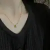 Colar Estrelado em Prata de Lei S925 Estilo Vintage com Design Único, Colar em Camadas de Contas Simples Estilo Italiano Francês