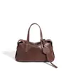 Bolso Nuevo Modelo 2026, Bolso de Mujer de Alta Gama en Piel Genuina, Diseño de Nicho, Bolso de Hombro Único, Bolso Baguette, Piel de Vaca de Primera Capa
