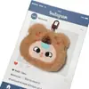 Boneca de Pelúcia Chaveiro para Três Anos Pingente Pingente Decoração de Mochila Escolar Boneca Presente Joia Fofa Atacado