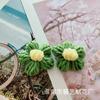 Em Estoque Flores de Crochê Feitas à Mão Flores de Lã Flores de Fio Acessórios para Pente de Cabelo DIY Broche Bolsa Acessórios para Roupas Flores