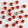 Taladro de garra al por mayor, precio de fábrica, 12-50 # AAA, taladro de costura manual de vidrio, diamantes de imitación para coser a mano, accesorios para vestidos de novia DIY