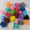 Ventas Directas de Fábrica Flores de Rosa de Espuma Simulada de 3.5 cm Materiales Hechos a Mano Coronas Decorativas DIY Cabezas de Flores Artificiales Venta al por Mayor