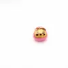 Bolsa Shajin color dorado gota de aceite triángulo zongzi cuentas de agujero grande cuerda trenzada linda material de cuentas accesorios hechos a mano DIY
