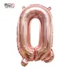 Globos de Papel de Aluminio de 16 Pulgadas, Números Dorados Rosados 0-9, Letras A-Z, Globos para Fiesta de Cumpleaños, Suministros, Decoración, Arreglo