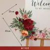 Tarjeta de bienvenida de 100 días para bebé arte tridimensional Tarjeta de Bienvenida guía de compromiso bienvenida proceso recepción invitado boda