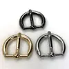 Hebilla de Pin Semircircular de 6 Puntos en Stock Hebilla de Cinturón de 20 mm Hebilla de Ajuste de un Pin para Bolsos y Accesorios de Ferretería para Artículos de Cuero