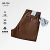 Pantalones Casuales de Pana 2025 Nuevos Pantalones de Invierno para Hombre Negocios Casual de Gama Alta Elásticos Sueltos Rectos