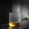 Kettle de Agua Fría de Vidrio de Lujo Ligero al por Mayor Hogareña Gran Capacidad Resistente a Altas Temperaturas Tetera de Flores Transparente con Patrón Vertical Kettle de Agua Fría con Patrón de Glaciar