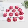 Flores artificiales, cabezas de flores de capullo de té nuevas, flores de seda, flores para pasador de pelo, materiales de bricolaje, flores decorativas para cajas de regalo, rosas de boda, camelias