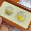 Pegatinas Populares Doradas para Teléfono de Shuibei: ¡Princesa, Por Favor Hazte Rica! Pegatinas de Oro Puro 999, Pegatinas Doradas para Teléfono de Regalo