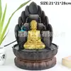 Estatua de Buda manualidades de resina adornos de agua corriente humidificador de escritorio interior fuente de circulación de agua decoraciones
