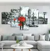 5l Morsete de União Casal Abstrato Moderno Cartaz de Rua Pintura em Tela Pintura Artística Pintura de Planta Decoração de Casa Núcleo de Pintura