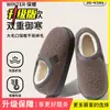 Nuevas pantuflas de algodón para mujer, para usar en invierno al aire libre, forradas de felpa, cálidas, de suela gruesa, con talón, pantuflas para el hogar en interiores, zapatos de algodón esponjosos, estilo para hombre