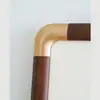 Marco con Marco de Madera Maciza, Marco de Fotos Estilo Chino Nuevo con Esquinas de Cobre Imitación, Marco de Pintura Tradicional China con Esquinas Redondeadas, Marco para Caligrafía, Marco Exterior para Pintura Decorativa, Marco para Bordado