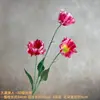 Ramas Artificiales de Amapola Grandes para Decoración de Sala de Estar y Mesa de Comedor, Arreglos Florales, Decoración del Hogar, Decoración de Bodas, Flores Falsas, Decoración Suave para Hotel