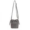 Bolsa de Cubo con Cordón para Mujer 2026 Primavera Nuevo Color Sólido Lona Bolso Cruzado Diseño de Nicho Bolsa Pequeña de Tela Venta al por Mayor en Stock